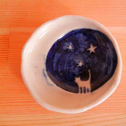 月猫豆皿：a 1枚目の画像