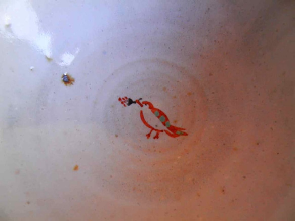 赤絵のご飯茶碗：2 4枚目の画像
