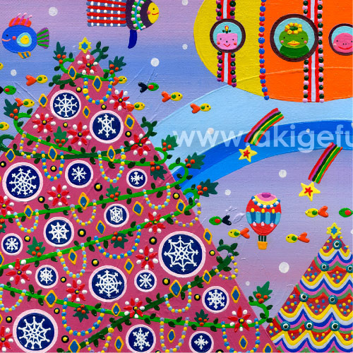 クリスマス「絵画２L判サイズ」 d9277db1c2fb0615a7c654384a6831