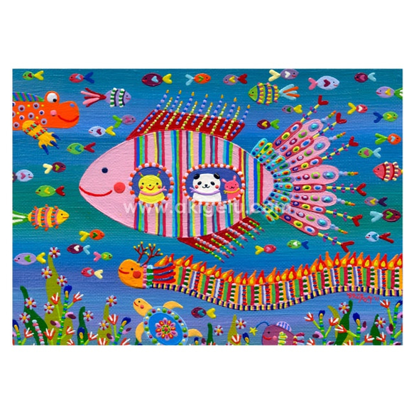 ふぅ神様のご飯2「絵画2L判サイズ」 - 絵画