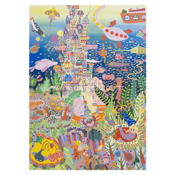 光の方へ「絵画」原画2L判サイズ