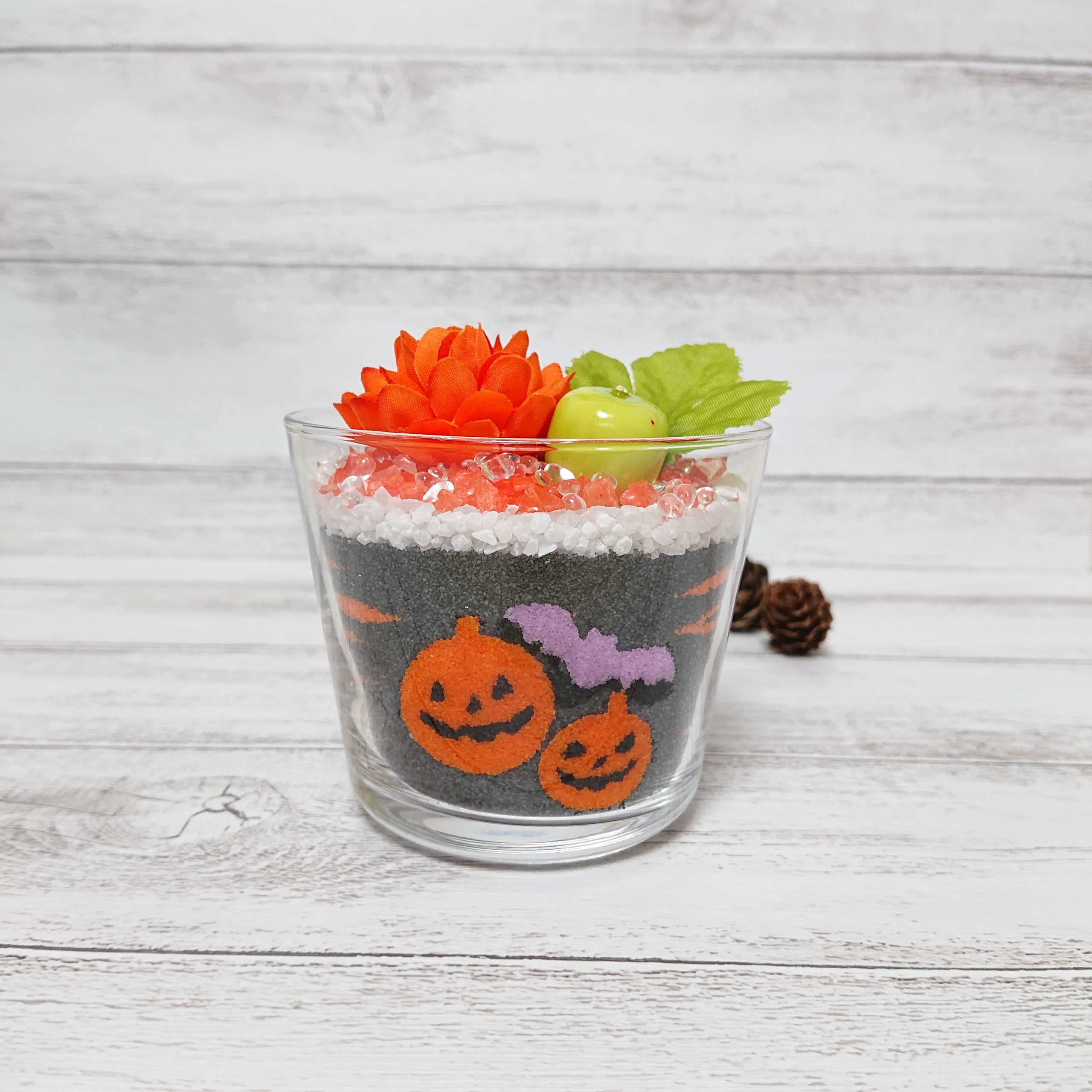 ハロウィンカラーサンドアートキット　3セット ハロウィンカラーサンドアートキット　3セット