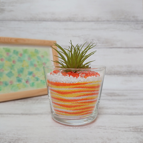 ◇受注制作◇わんちゃんの足跡《グラスサンドアート》 アートフラワー