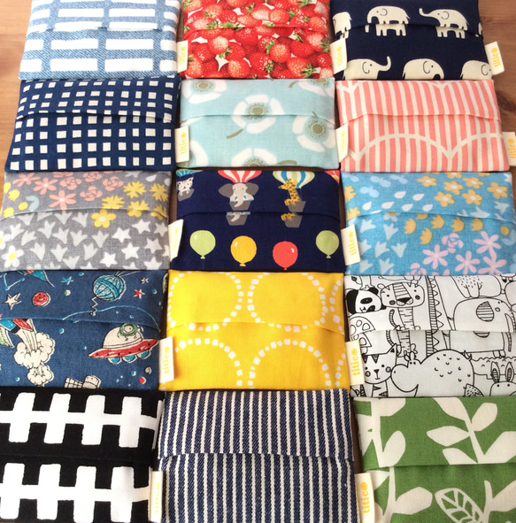 【もっちゃん出品】入園入学6点セットとテッシュケース ITSUDEMO POCKE いつでもポッケ 外付けポケット 移動ポケット 2