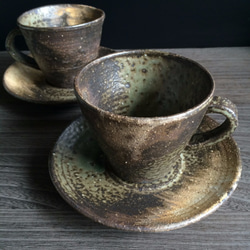 Kobiki灰釉咖啡碗盤[0646] 第2張的照片