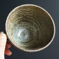 粉引灰釉コーヒー碗皿[0675] 4枚目の画像