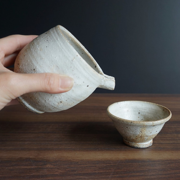 船木研兒　白釉　ぐい呑 船木研兒 白釉 ぐい呑 船木研兒 白釉 ぐい呑 船木研兒 白釉 ぐい呑