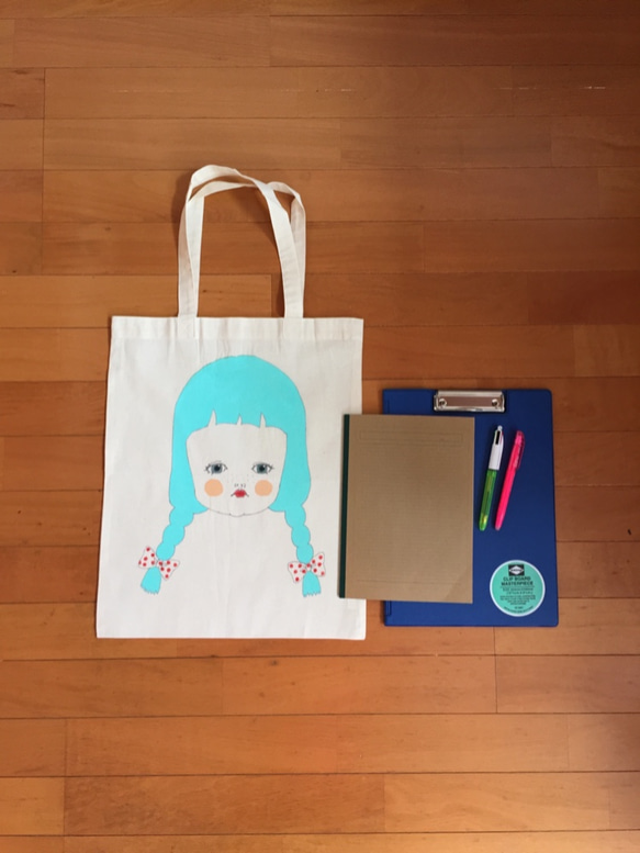 らくがきエコbag(A3)“みつあみ” 5枚目の画像