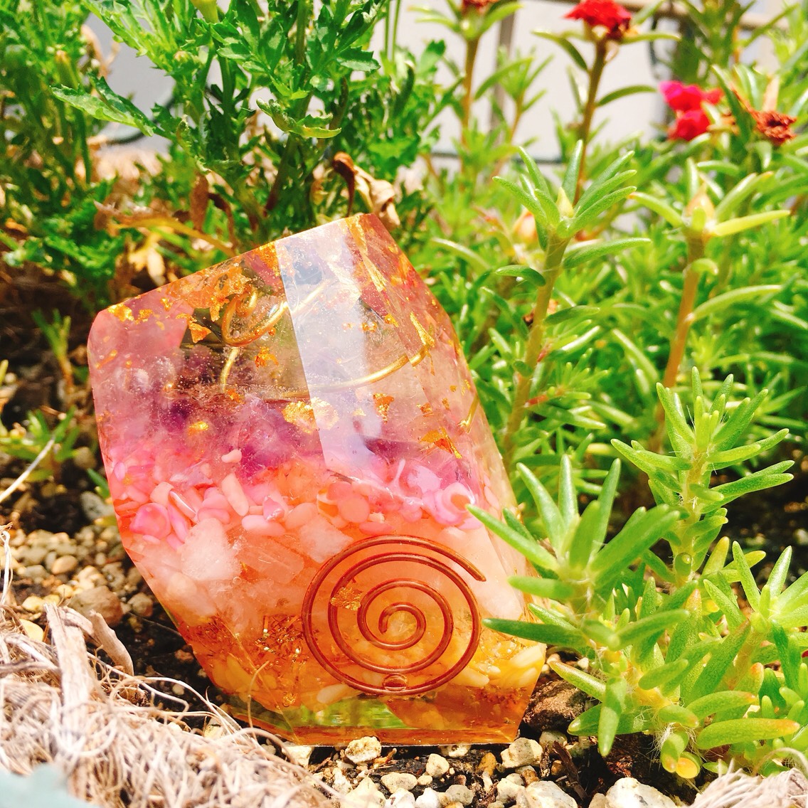 ピンクアラゴナイト天然石パワーストーン希少レア美品