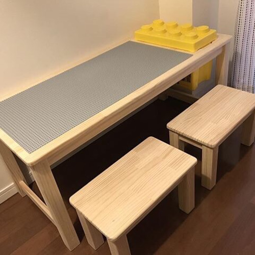 LEGOプレイテーブル【製作例4】 机・デスク はしもと屋 通販｜Creema 