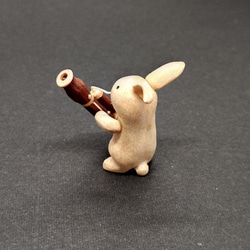 木製ファゴットうさぎ【受注制作】 3枚目の画像