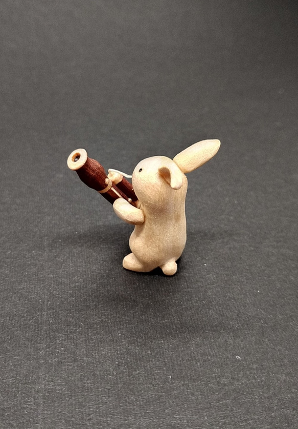 木製巴鬆管兔【定做】 第3張的照片