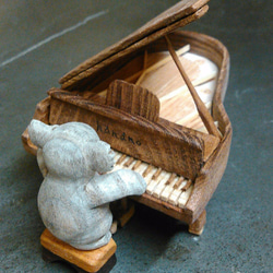 木製三角鋼琴考拉 第2張的照片