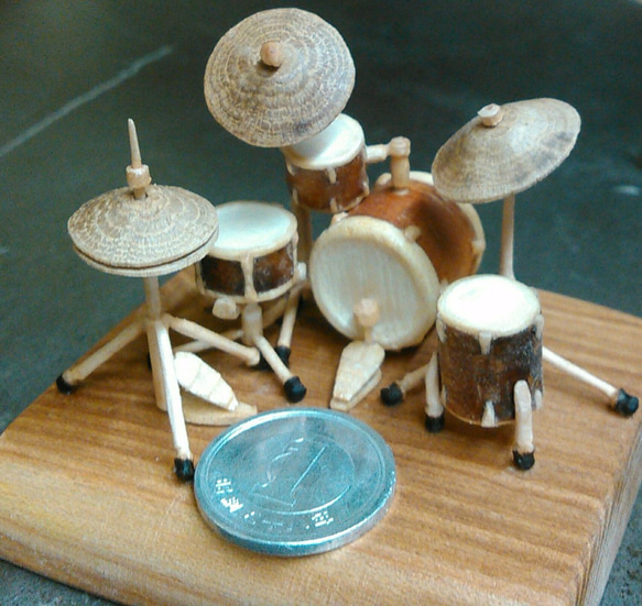 木製ドラムうさぎ【受注制作】 5枚目の画像