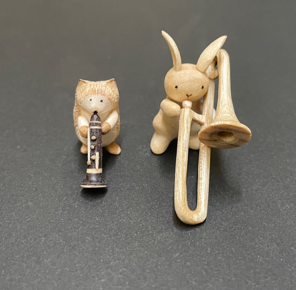 單簧管刺猬和長號兔 [定做] 第1張的照片