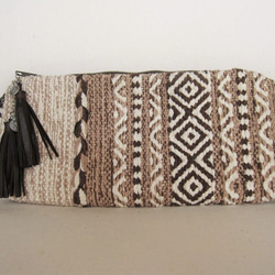 インド織物Cluch-Bag 1枚目の画像