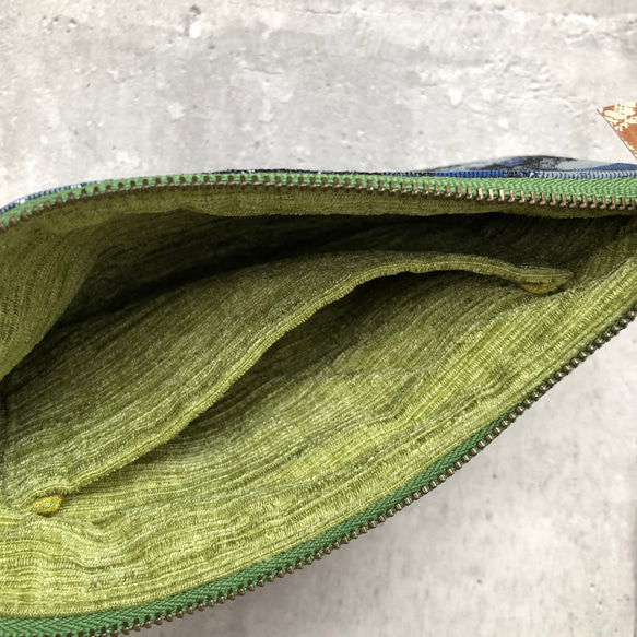 original pouch ニャンドゥティ柄　シルクスクリーン　 6枚目の画像