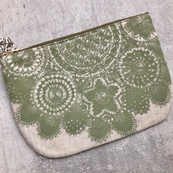 original pouch ニャンドゥティ柄　シルクスクリーン　 2枚目の画像