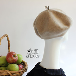 【2019年福袋(Creema限定)】猫のショルダーバッグセット　パスケース　りんごのベレー帽　本革 5枚目の画像