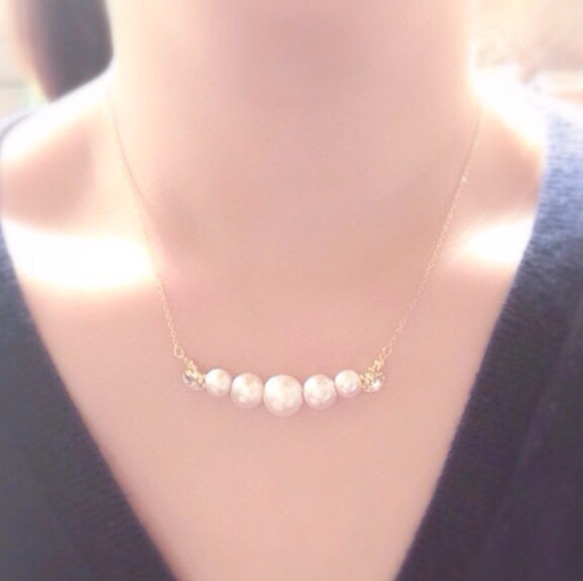 Cotton Pearl ＊ Bijoux 精緻項鍊 第2張的照片