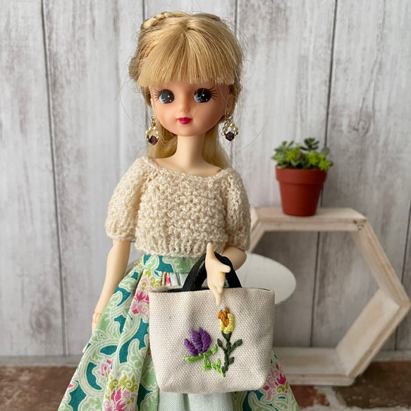 専用 刺繍バッグ リカちゃん お花柄 ☓2 その他人形 L vivante 通販  