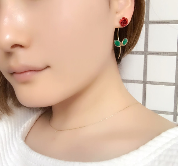 りしゅ様　　青薔薇イヤリング(ピアス変更可) d8435305c46a6d90a6a66345dd2bc7