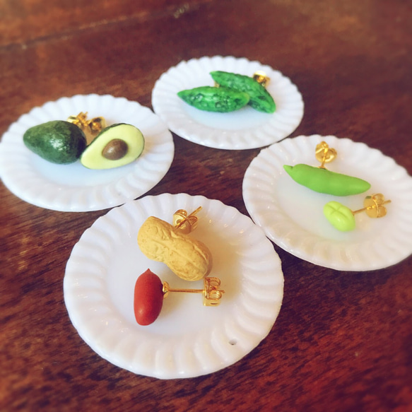 【再販5】小さなお野菜ピアス(イヤリング)〜その3〜 4枚目の画像