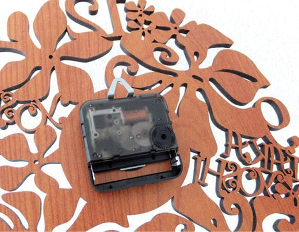 【ギフト・名入れ】ハワイアン　aloha clock　選べるカラー 2枚目の画像