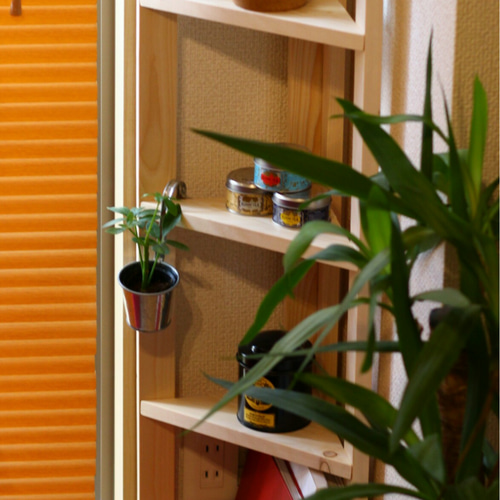 再販☆おしゃれ☆天然木のコーナーラック* (検索：棚、角、かわいい