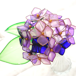 １本 紫陽花 アジサイ アメリカンフラワー 2枚目の画像