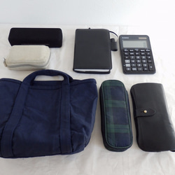 帆布 BASIC TOTE (S) NAVY 3枚目の画像