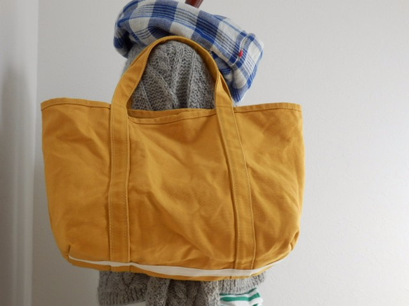 MUSTARD YELLOW　TOTE 　 1枚目の画像