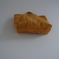 BASIC TOTE BAG 帆布トート  Msize mustard 3枚目の画像