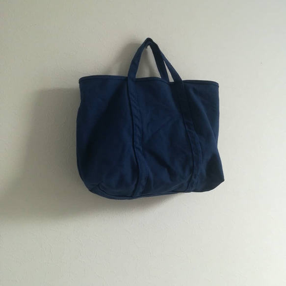 BASIC TOTE BAG 帆布トート  Msize bluedur 2枚目の画像