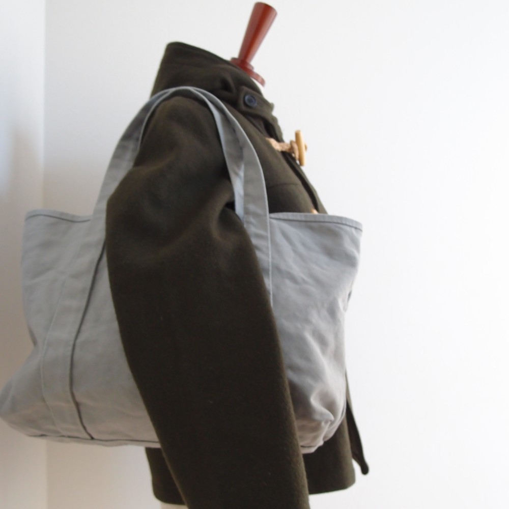 F/ TOTE BAG  GRAY TOTE 　Lサイズ