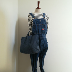 BASIC TOTE ( M )  舛花色　( smoky blue ) 4枚目の画像