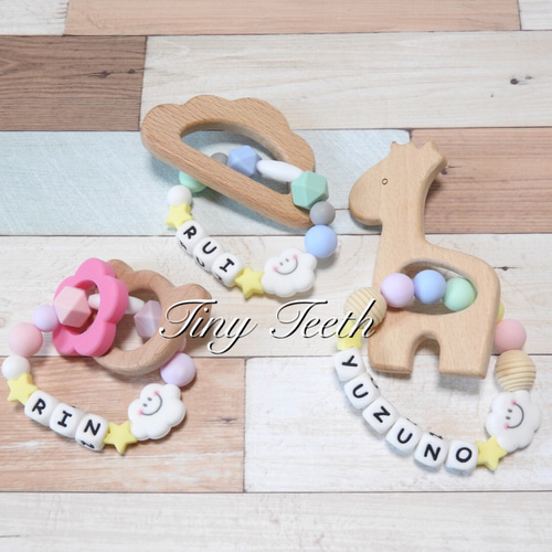 Tiny Teeth™️☆歯固めジュエリー パステルカラー おもちゃ・人形 