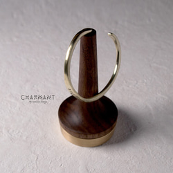 名入れ可能｜ギフト・ペアに｜手首で育てる真鍮バングル・ブレスレット【正規品】 15枚目の画像