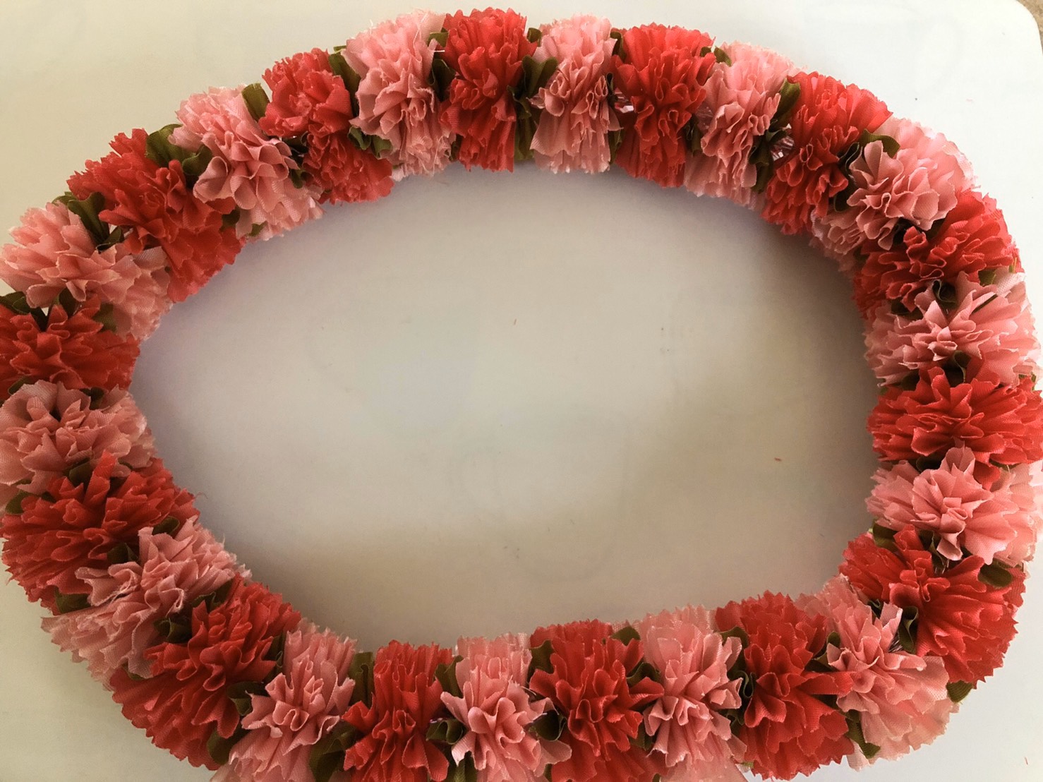 ハワイ土産 エレイン・スタレット 水彩画 直筆サイン入り レイ シェル