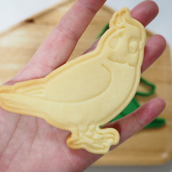 オカメインコ 【ほっぺ◯あり】　クッキー型【3dプリンター】クッキー型 2枚目の画像