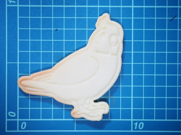 オカメインコ 【ほっぺ◯あり】　クッキー型【3dプリンター】クッキー型 4枚目の画像