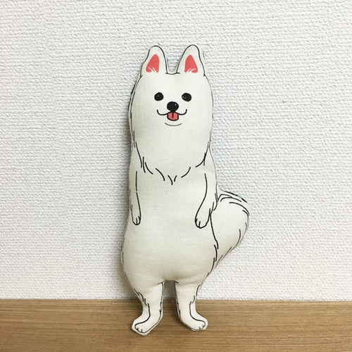 受注制作>日本スピッツぬいぐるみ ぬいぐるみ 雑貨ビアンカ 受注制作>日本スピッツぬいぐるみ ぬいぐるみ 雑貨ビアンカ