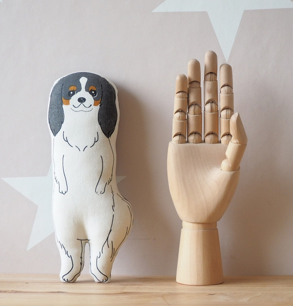 受注制作＞ キャバリア トライカラー ポケットサイズ ヌイグルミ（一つ