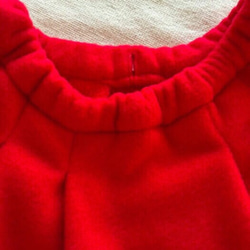 クリスマス♪ミニサンタの赤いスカート(90size) 3枚目の画像