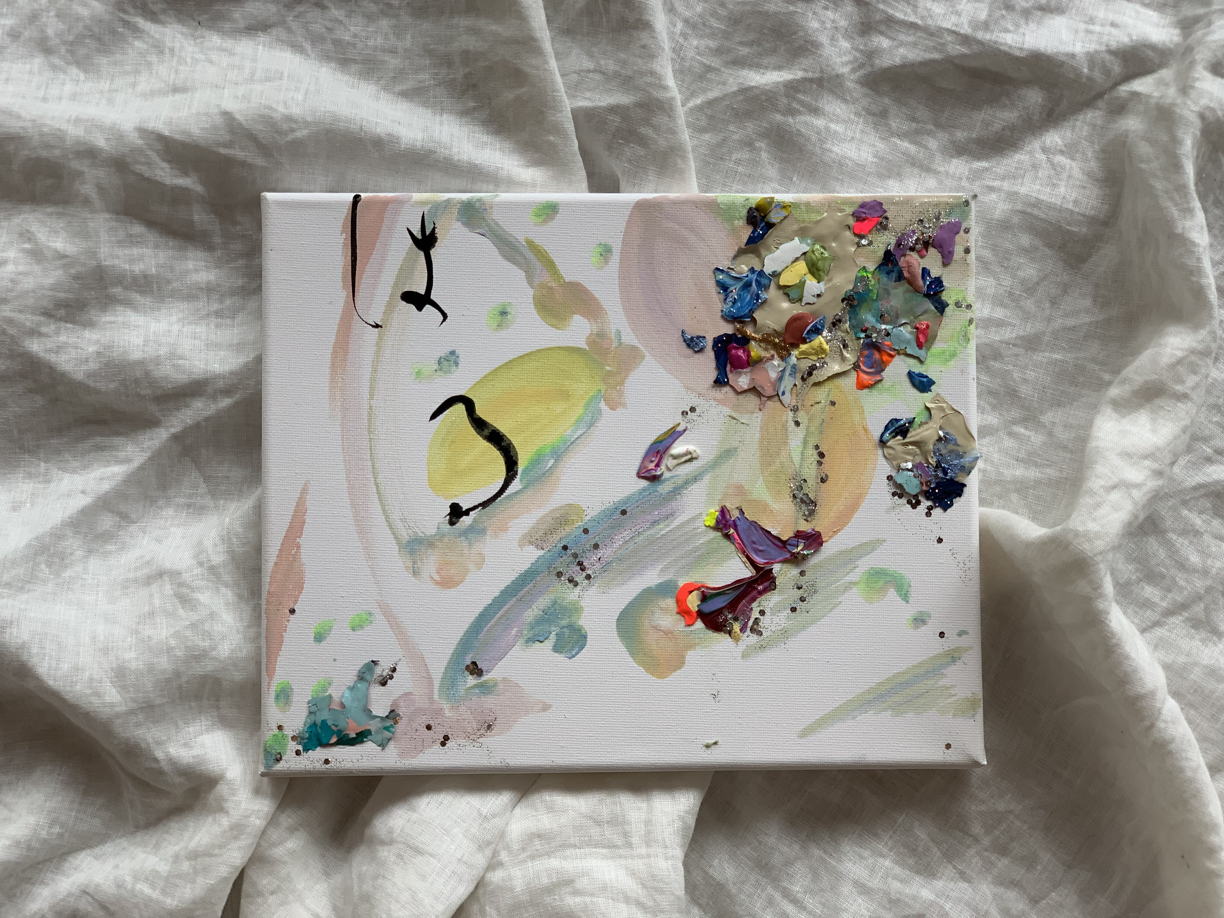 一点モノ。#neokasuioutput 【title】「はる」I am longing for spring.