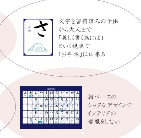 【書道家が書くあいうえお表】第七版　creema販売予定無し 5枚目の画像