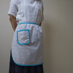 エプロン 前掛けエプロン レトロ風 綿生地 エプロン ひらやま商店 通販