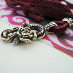 【SALE】Sensual Rose pendant 2枚目の画像