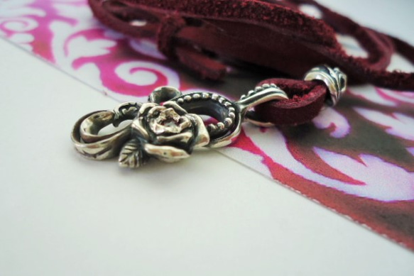 【SALE】Sensual Rose pendant 2枚目の画像