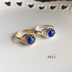 SWAROVSKI ☆ 2粒リング ☆ スワロフスキーリング 指輪・リング